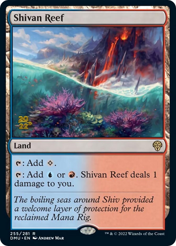 Shivan Reef [Dominaria United Prerelease Promos] | Gear Gaming Bentonville