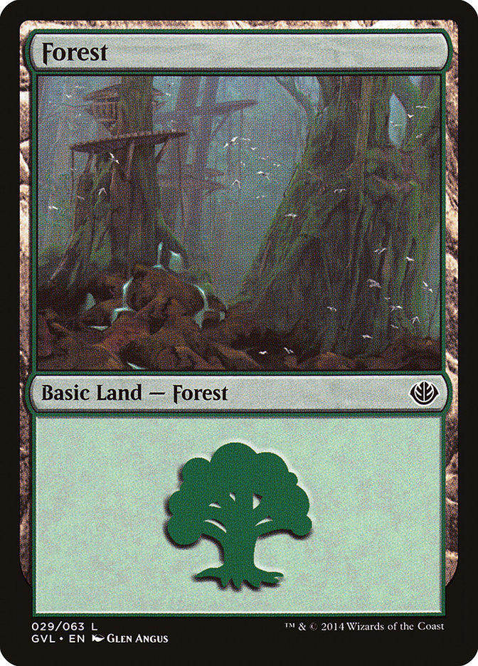 Forest (29) (Garruk vs. Liliana) [Duel Decks Anthology] | Gear Gaming Bentonville