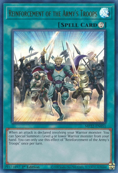 Reinforcement of the Armys Troops [MP22-EN051] Ultra Rare | Gear Gaming Bentonville