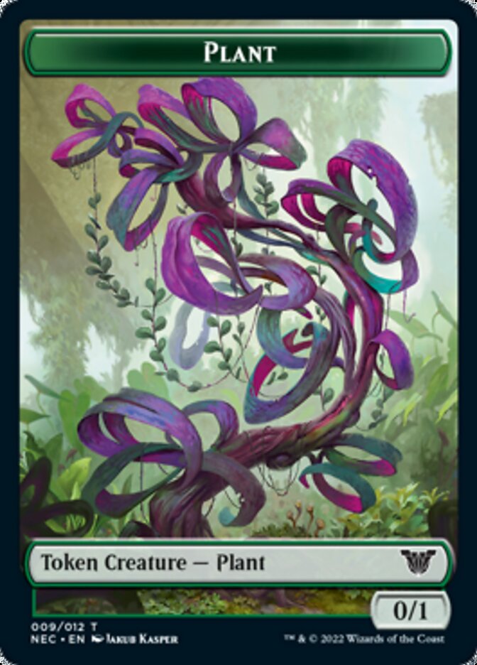 Plant // Treasure Double-sided Token [Kamigawa: Neon Dynasty Commander Tokens] | Gear Gaming Bentonville