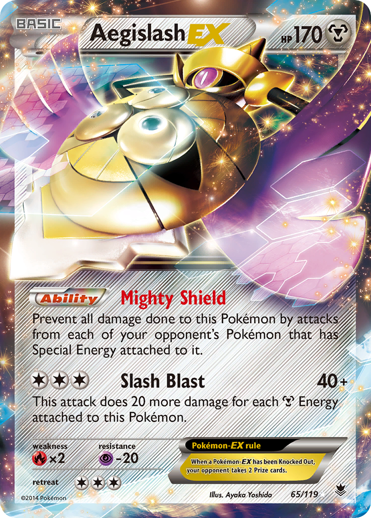 Aegislash EX (65/119) [XY: Phantom Forces] | Gear Gaming Bentonville