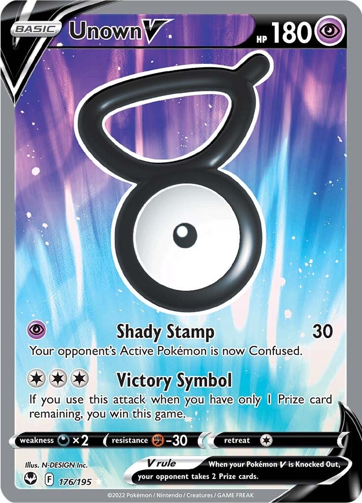 Unown V (176/195) [Sword & Shield: Silver Tempest] | Gear Gaming Bentonville