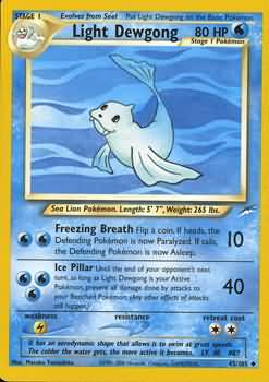 Light Dewgong (45/105) [Neo Destiny Unlimited] | Gear Gaming Bentonville