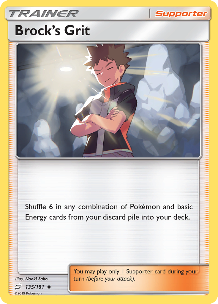 Brock's Grit (135/181) [Sun & Moon: Team Up] | Gear Gaming Bentonville