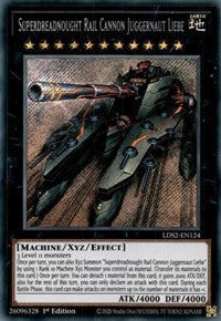 Superdreadnought Rail Cannon Juggernaut Liebe [LDS2-EN124] Secret Rare | Gear Gaming Bentonville