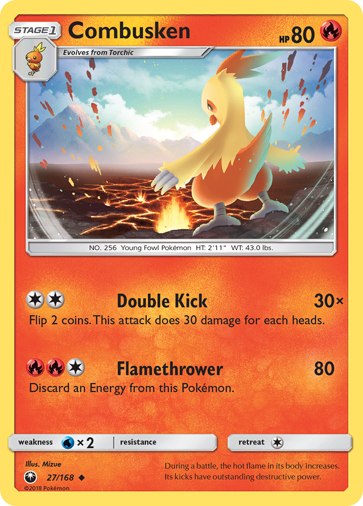 Combusken (27/168) [Sun & Moon: Celestial Storm] | Gear Gaming Bentonville