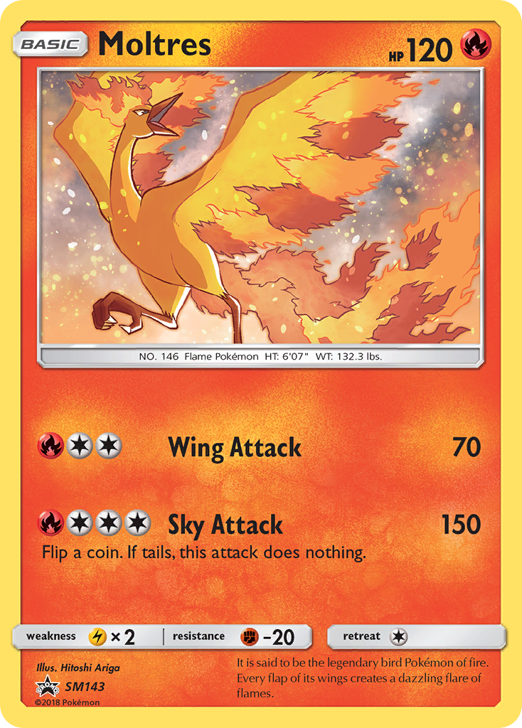 Moltres (SM143) [Sun & Moon: Black Star Promos] | Gear Gaming Bentonville