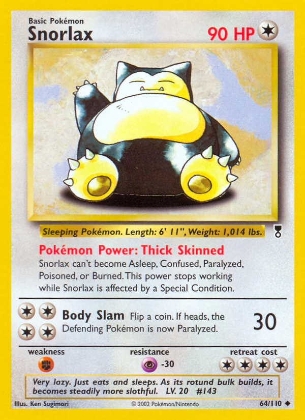 Snorlax (64/110) [Legendary Collection] | Gear Gaming Bentonville