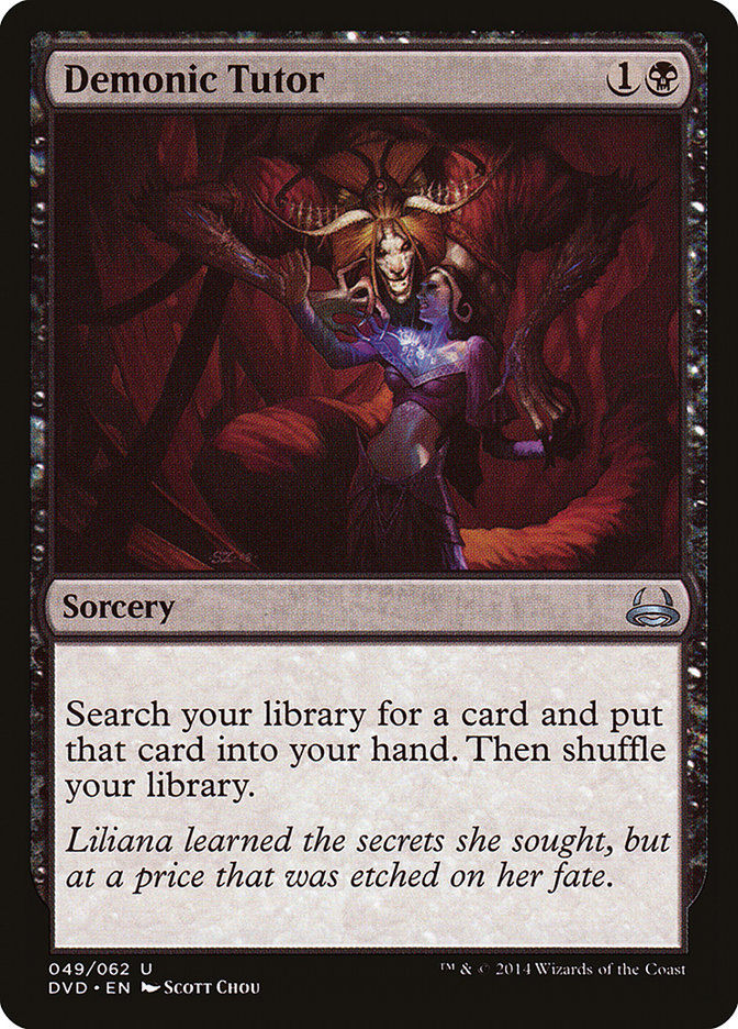 Demonic Tutor (Divine vs. Demonic) [Duel Decks Anthology] | Gear Gaming Bentonville