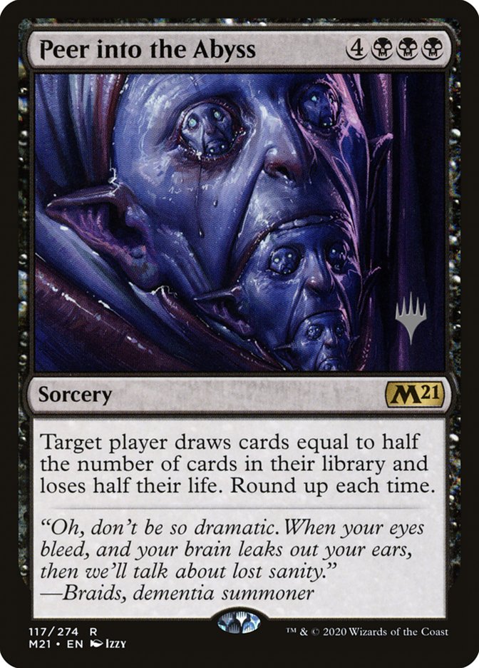 Peer into the Abyss (Promo Pack) [Core Set 2021 Promos] | Gear Gaming Bentonville