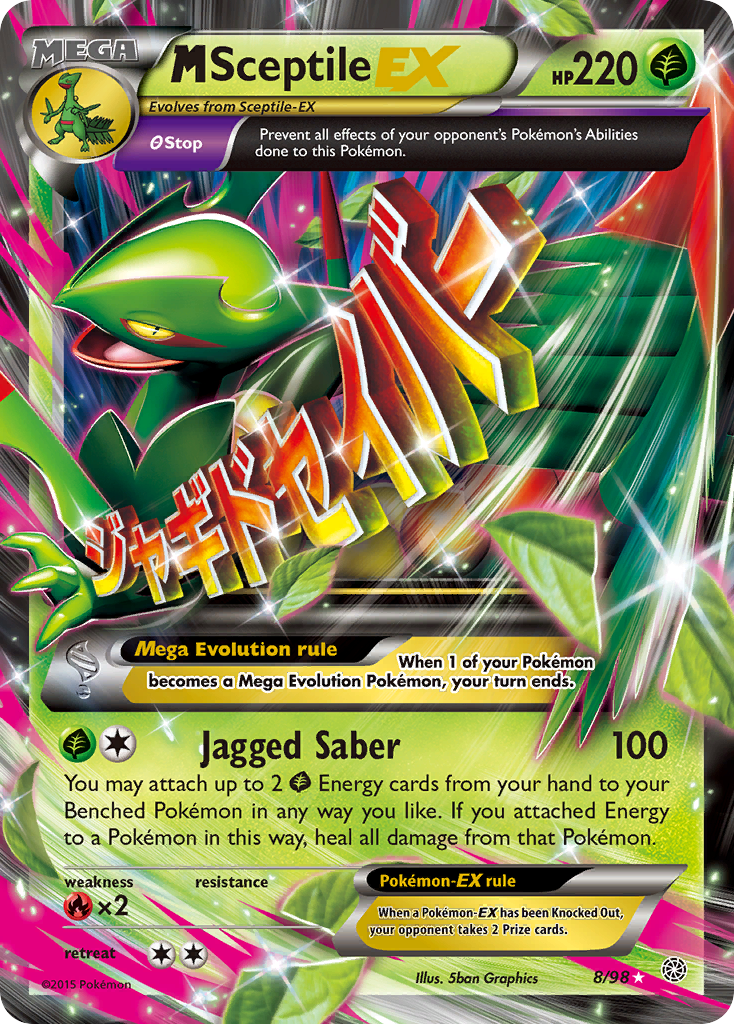 M Sceptile EX (8/98) [XY: Ancient Origins] | Gear Gaming Bentonville