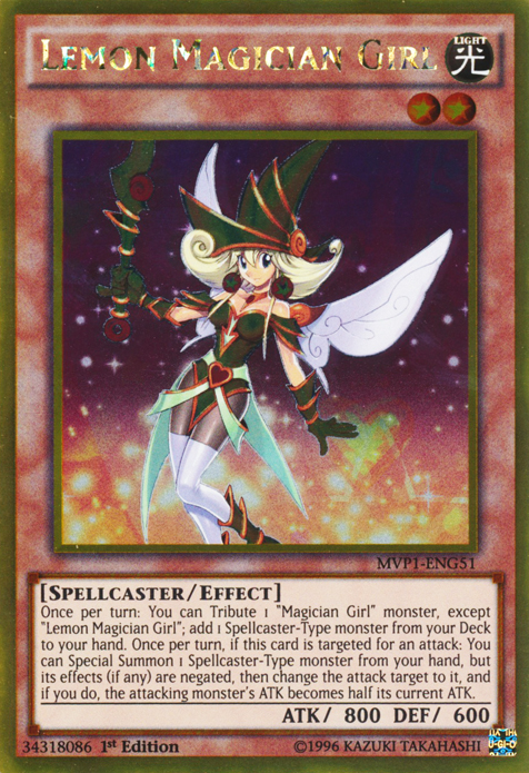 Lemon Magician Girl [MVP1-ENG51] Gold Rare | Gear Gaming Bentonville