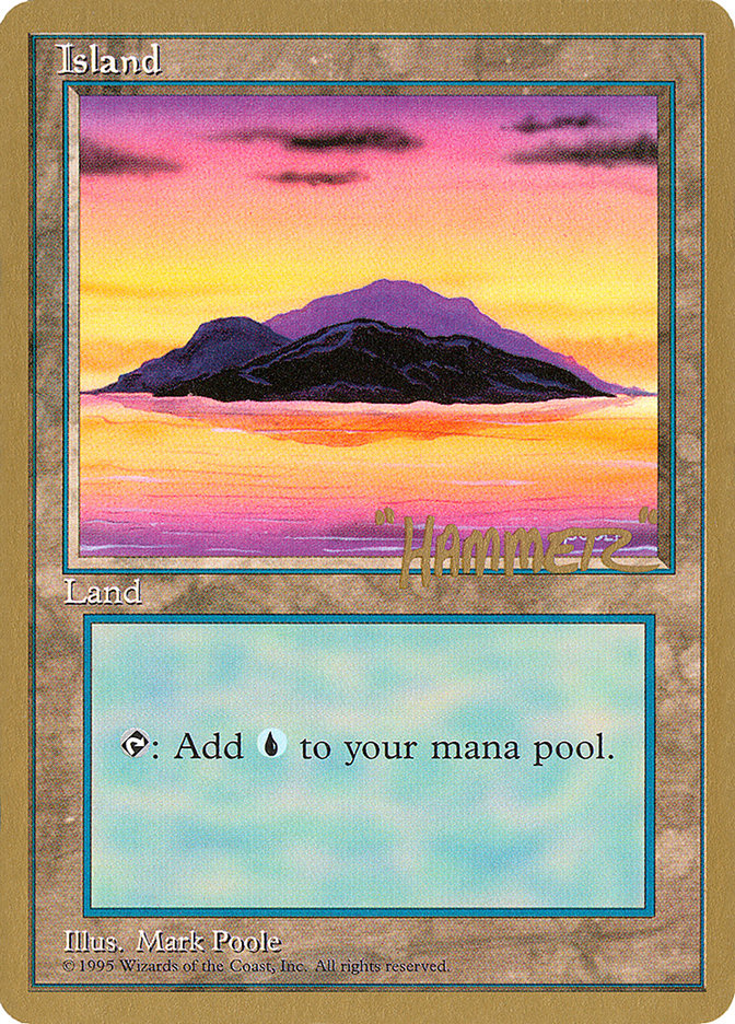 Island (shr368) (Shawn "Hammer" Regnier) [Pro Tour Collector Set] | Gear Gaming Bentonville