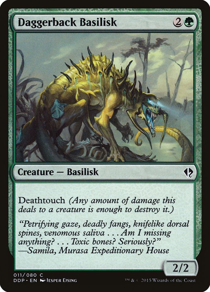 Daggerback Basilisk [Duel Decks: Zendikar vs. Eldrazi] | Gear Gaming Bentonville