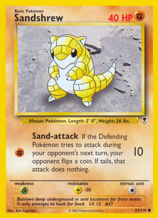 Sandshrew (91/110) [Legendary Collection] | Gear Gaming Bentonville