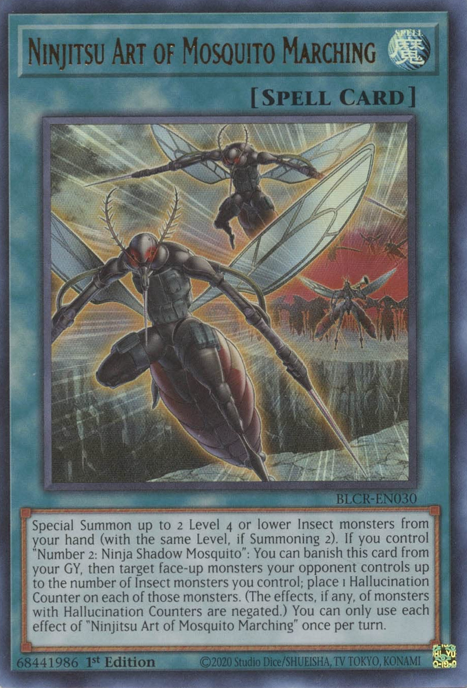 Ninjitsu Art of Mosquito Marching [BLCR-EN030] Ultra Rare | Gear Gaming Bentonville