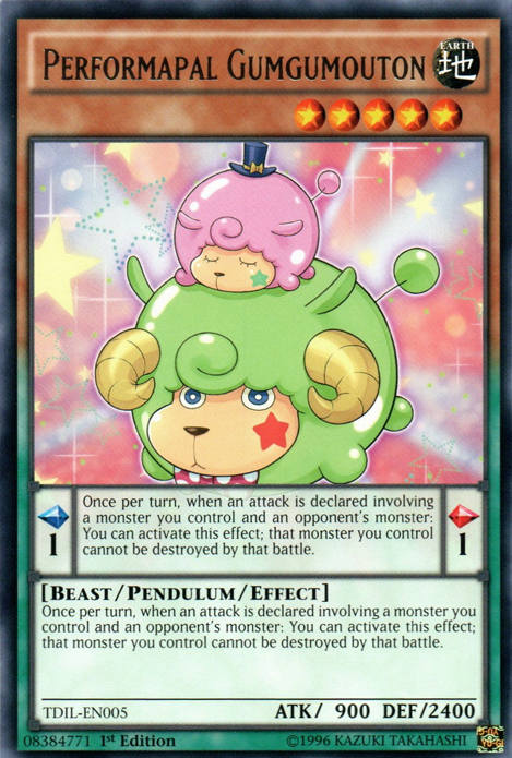 Performapal Gumgumouton [TDIL-EN005] Rare | Gear Gaming Bentonville