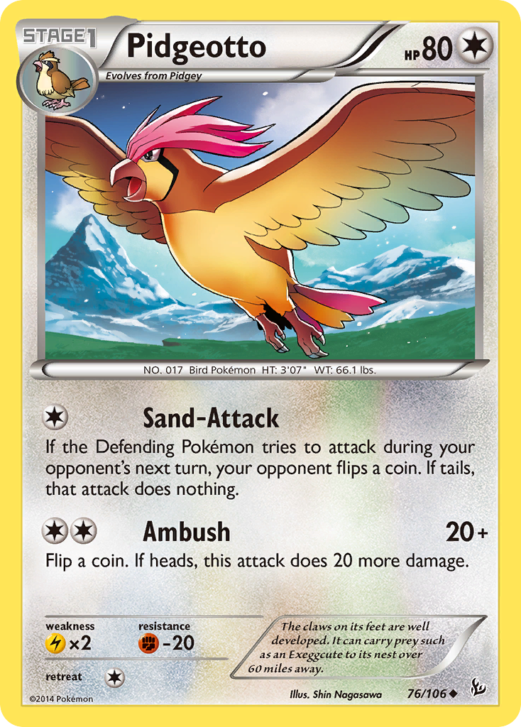 Pidgeotto (76/106) [XY: Flashfire] | Gear Gaming Bentonville