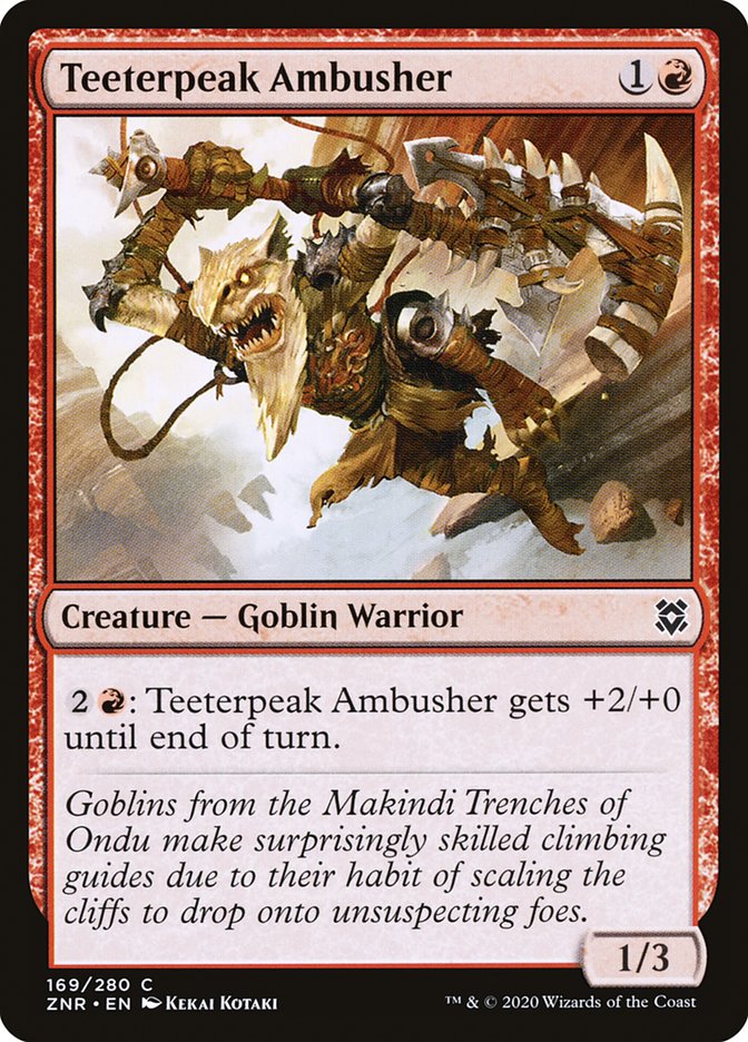 Teeterpeak Ambusher [Zendikar Rising] | Gear Gaming Bentonville