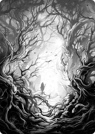 Forest 1 Art Card [Innistrad: Midnight Hunt Art Series] | Gear Gaming Bentonville