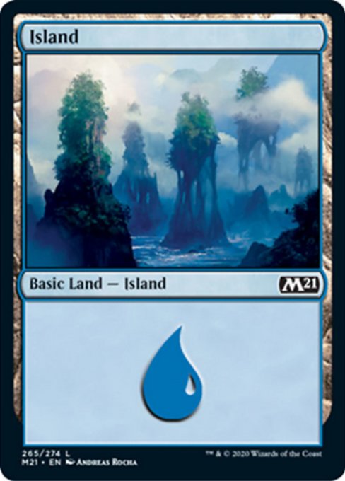 Island (265) [Core Set 2021] | Gear Gaming Bentonville