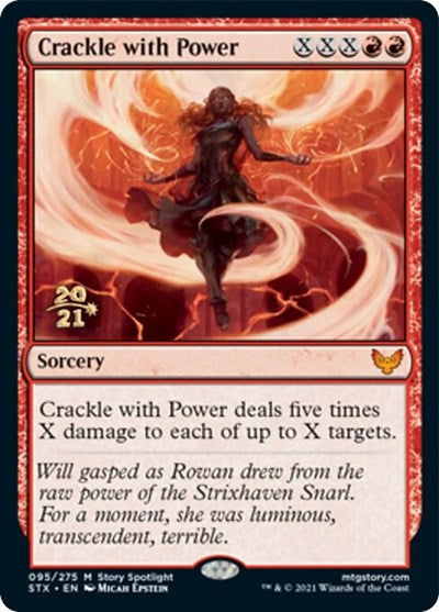 Crackle with Power [Strixhaven: School of Mages Prerelease Promos] | Gear Gaming Bentonville