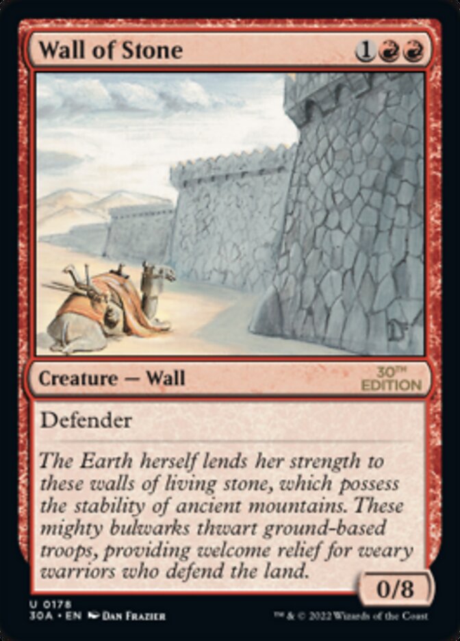 Wall of Stone [30th Anniversary Edition] | Gear Gaming Bentonville