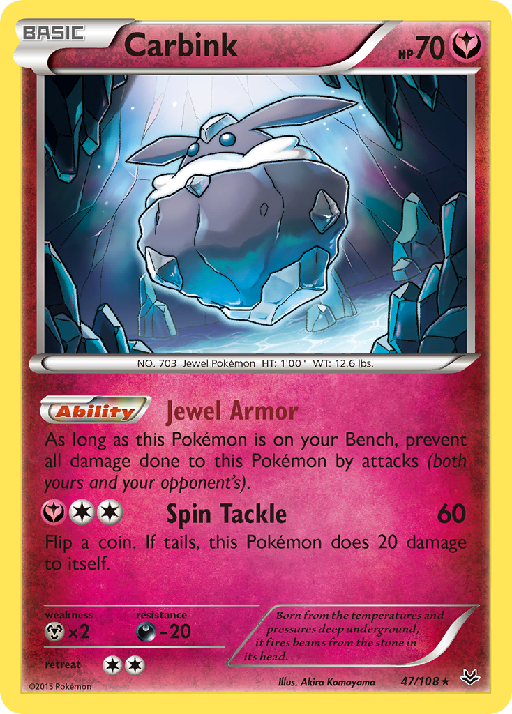 Carbink (47/108) [XY: Roaring Skies] | Gear Gaming Bentonville