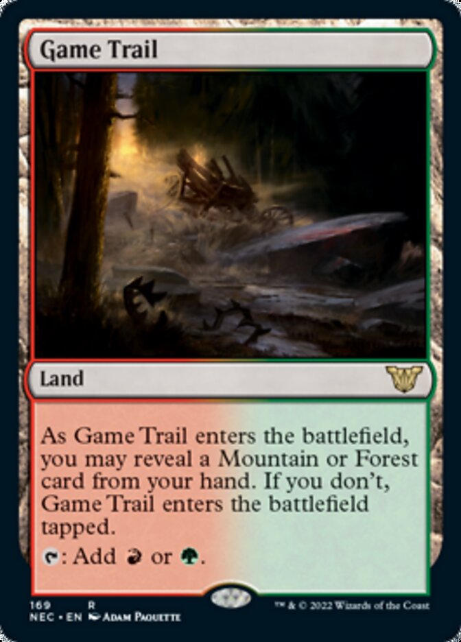 Game Trail [Kamigawa: Neon Dynasty Commander] | Gear Gaming Bentonville
