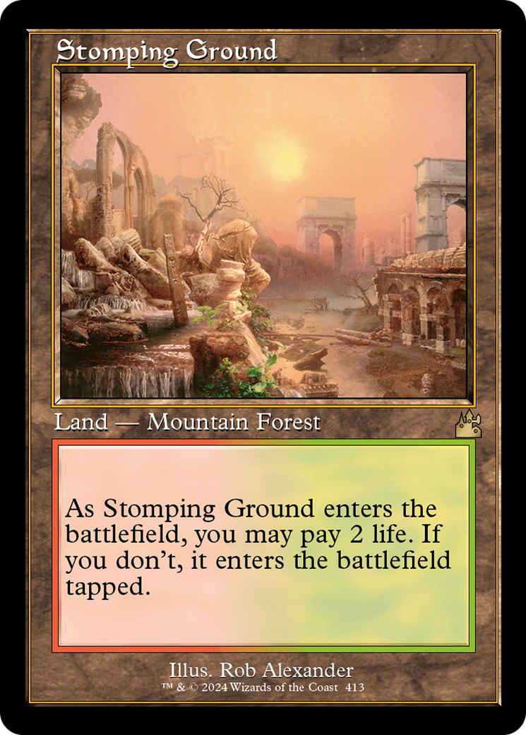 Stomping Ground (Retro) [Ravnica Remastered] | Gear Gaming Bentonville