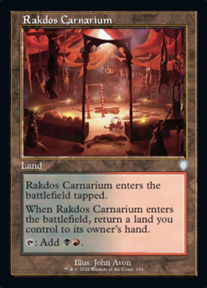 Rakdos Carnarium (Retro) [The Brothers' War Commander] | Gear Gaming Bentonville