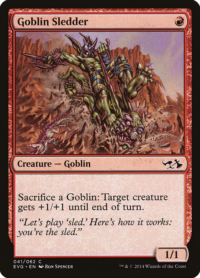 Goblin Sledder (Elves vs. Goblins) [Duel Decks Anthology] | Gear Gaming Bentonville