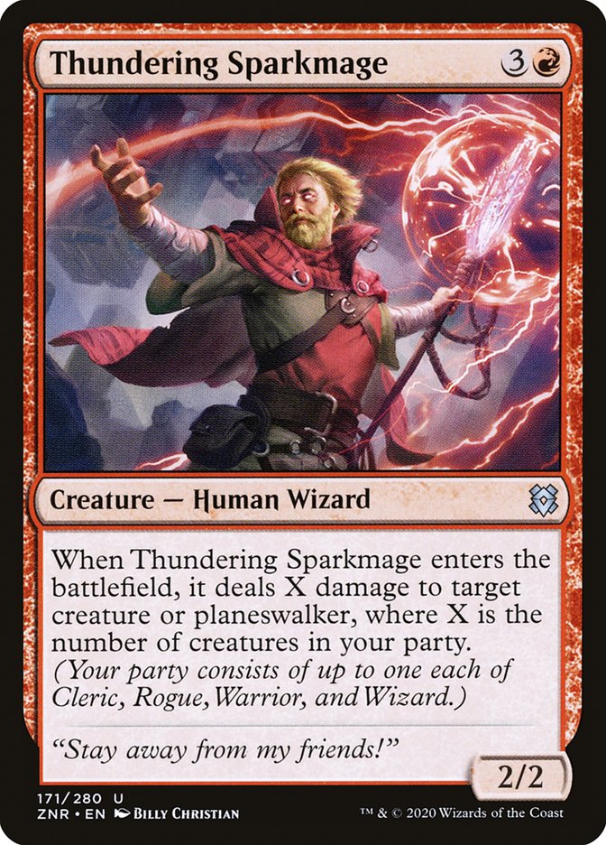 Thundering Sparkmage [Zendikar Rising] | Gear Gaming Bentonville