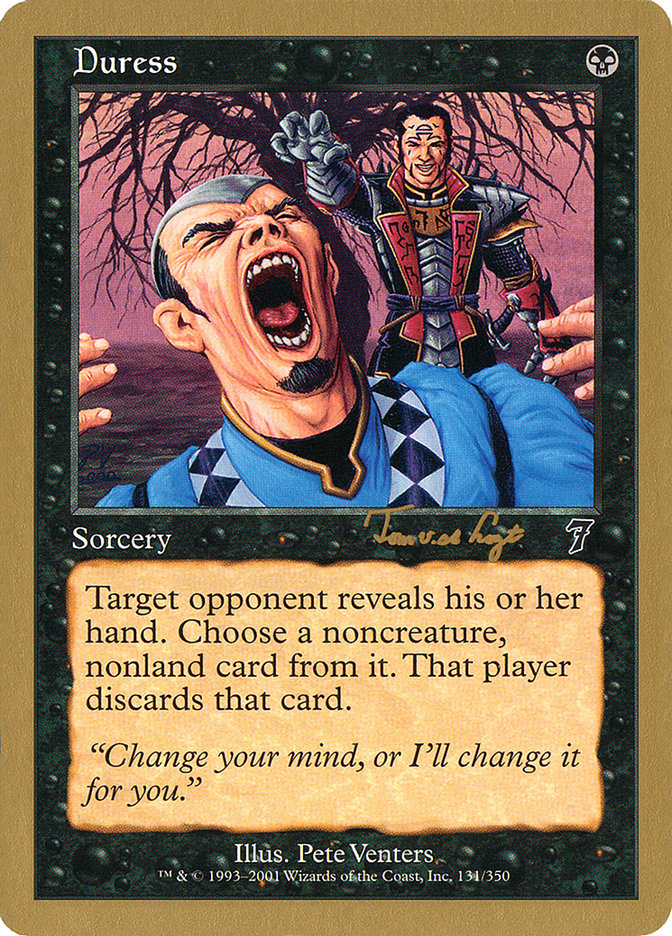 Duress (Tom van de Logt) [World Championship Decks 2001] | Gear Gaming Bentonville