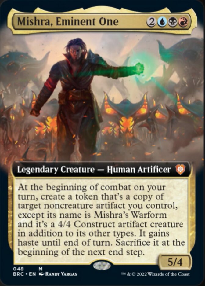 Mishra, Eminent One (Extended Art) [The Brothers' War Commander] | Gear Gaming Bentonville