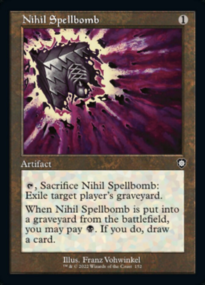 Nihil Spellbomb (Retro) [The Brothers' War Commander] | Gear Gaming Bentonville