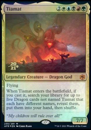 Tiamat [Dungeons & Dragons: Adventures in the Forgotten Realms Prerelease Promos] | Gear Gaming Bentonville