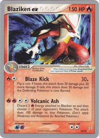 Blaziken ex (89/95) (Blaziken Tech - Chris Fulop) [World Championships 2004] | Gear Gaming Bentonville