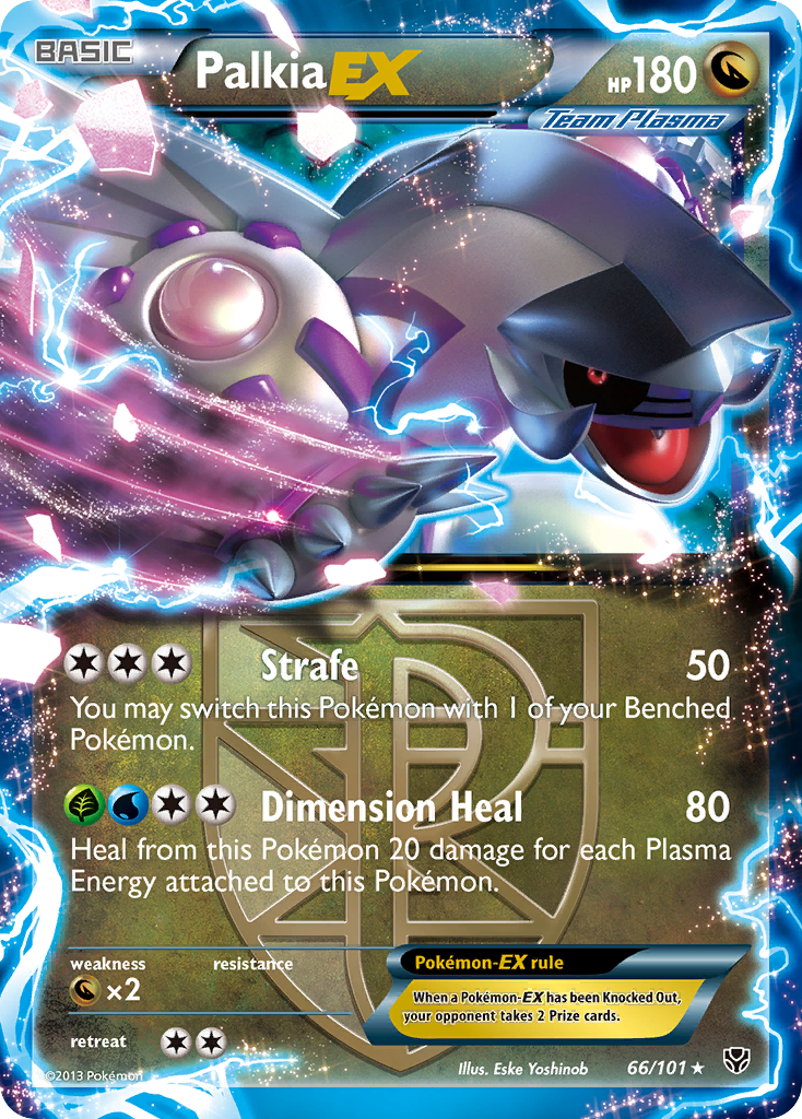 Palkia EX (66/101) [Black & White: Plasma Blast] | Gear Gaming Bentonville