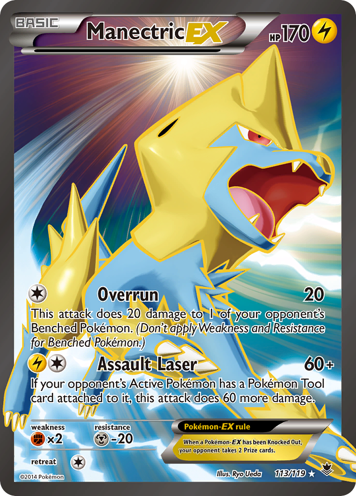 Manectric EX (113/119) [XY: Phantom Forces] | Gear Gaming Bentonville