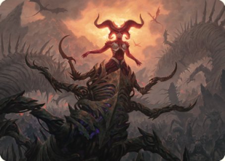 Sheoldred, the Apocalypse Art Card [Dominaria United Art Series] | Gear Gaming Bentonville