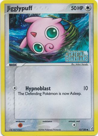 Jigglypuff (53/100) (Stamped) [EX: Crystal Guardians] | Gear Gaming Bentonville