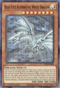 Blue-Eyes Alternative White Dragon (Green) [LDS2-EN008] Ultra Rare | Gear Gaming Bentonville