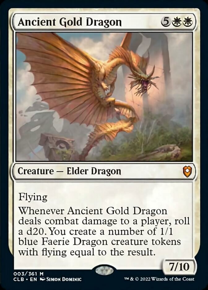 Ancient Gold Dragon [Commander Legends: Battle for Baldur's Gate] | Gear Gaming Bentonville