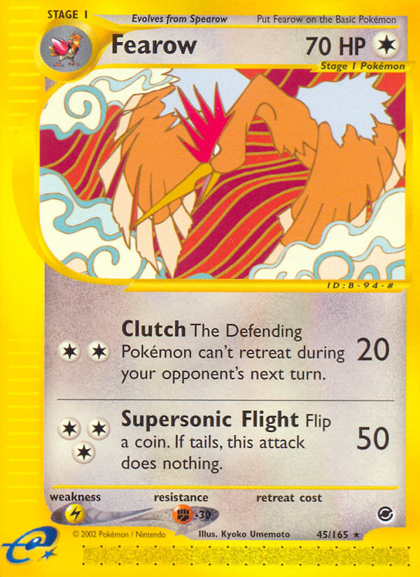 Fearow (45/165) [Expedition: Base Set] | Gear Gaming Bentonville