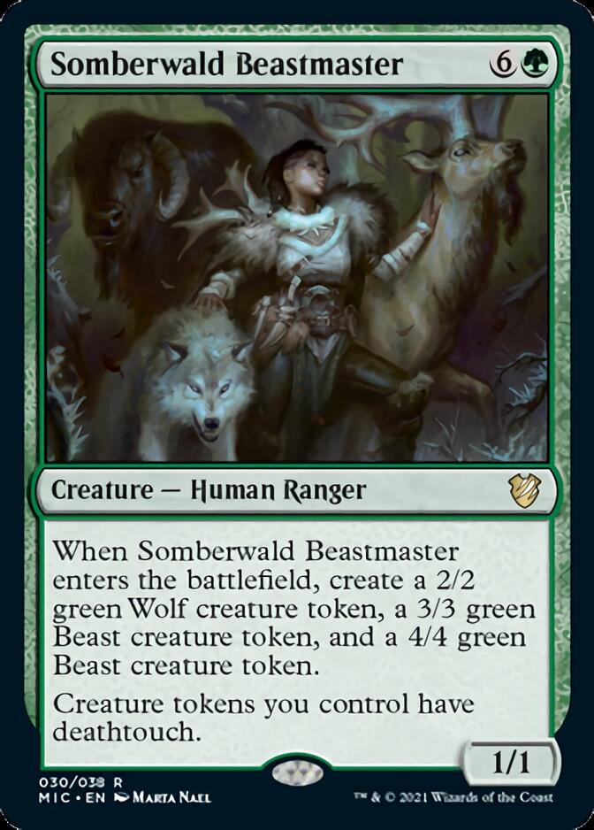 Somberwald Beastmaster [Innistrad: Midnight Hunt Commander] | Gear Gaming Bentonville