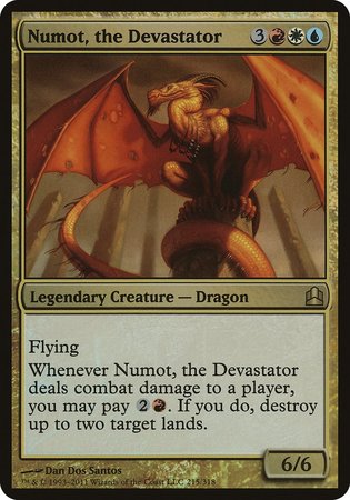 Numot, the Devastator (Oversized) [Oversize Cards] | Gear Gaming Bentonville