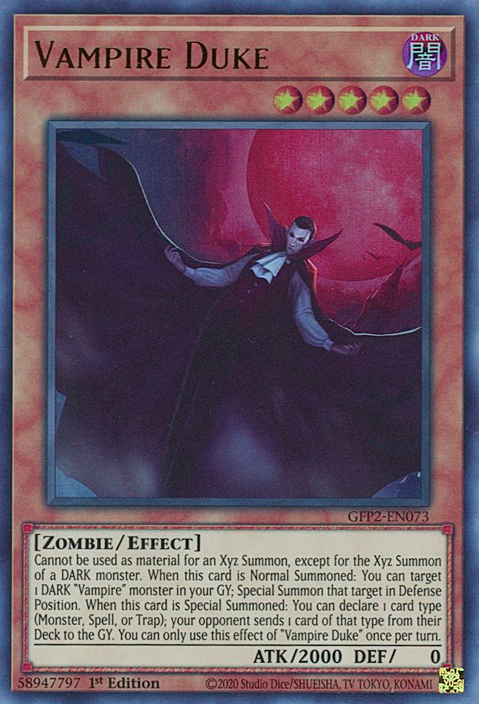 Vampire Duke [GFP2-EN073] Ultra Rare | Gear Gaming Bentonville