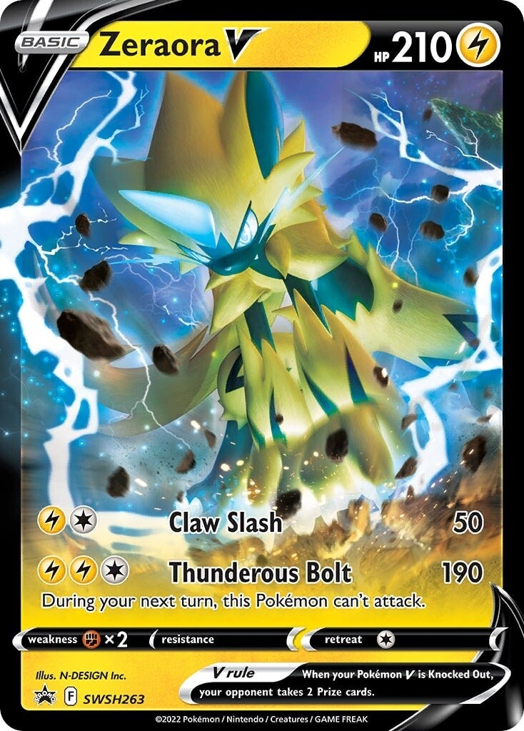 Zeraora V (SWSH263) [Sword & Shield: Black Star Promos] | Gear Gaming Bentonville