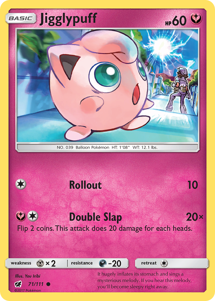 Jigglypuff (71/111) [Sun & Moon: Crimson Invasion] | Gear Gaming Bentonville